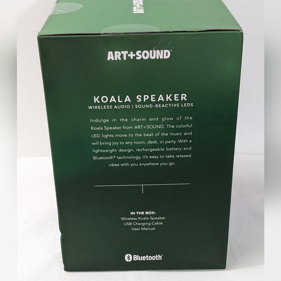 ART + SOUND Color Changing Koala Bluetooth Speaker, New In Box - Picture 3 of 4